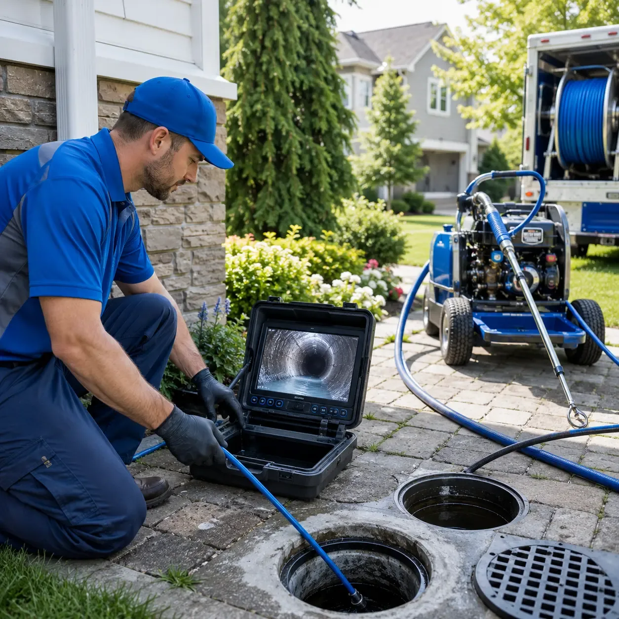Outdoor drain cleaning professionals serving Bradley, OK