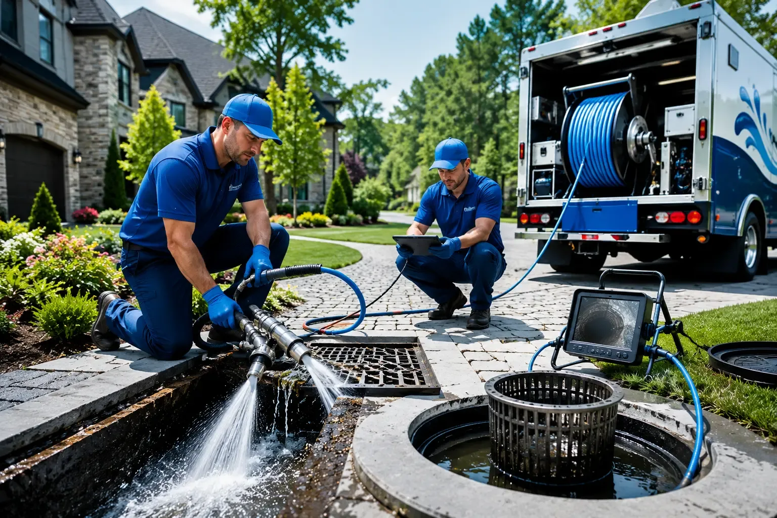 Local outdoor drain cleaning professionals in Bradley, OK